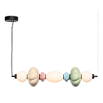 Подвесной светильник линейный с керамическими элементами 24W LED Fragrant Light варинант исполнения - 1 | Loft Concept в Барнауле