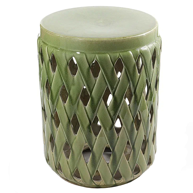 Керамический табурет Ceramic Chair Light Green Зеленый в Барнауле | Loft Concept 