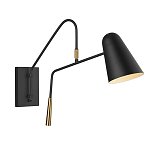 Бра черного цвета с конусным плафоном Feiss варинант исполнения - 1 | Loft Concept в Барнауле