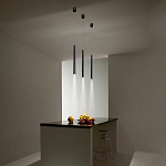 Подвсеной светильник светодиодный металлический цилиндрической формы Высота 80см Trumpet tube варинант исполнения - 9 | Loft Concept в Барнауле