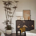 Настольная лампа с прямоугольным основанием из натурального камня c тканевым абажуром Lapis Tiburtinus варинант исполнения - 5 | Loft Concept в Барнауле