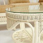 Комплект уличной мебели из ротанга Clara белый варинант исполнения - 9 | Loft Concept в Барнауле