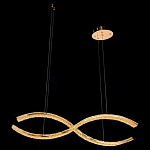 Люстра волнистой формы с фактурным хрустальным плафоном Light Delight варинант исполнения - 3 | Loft Concept в Барнауле