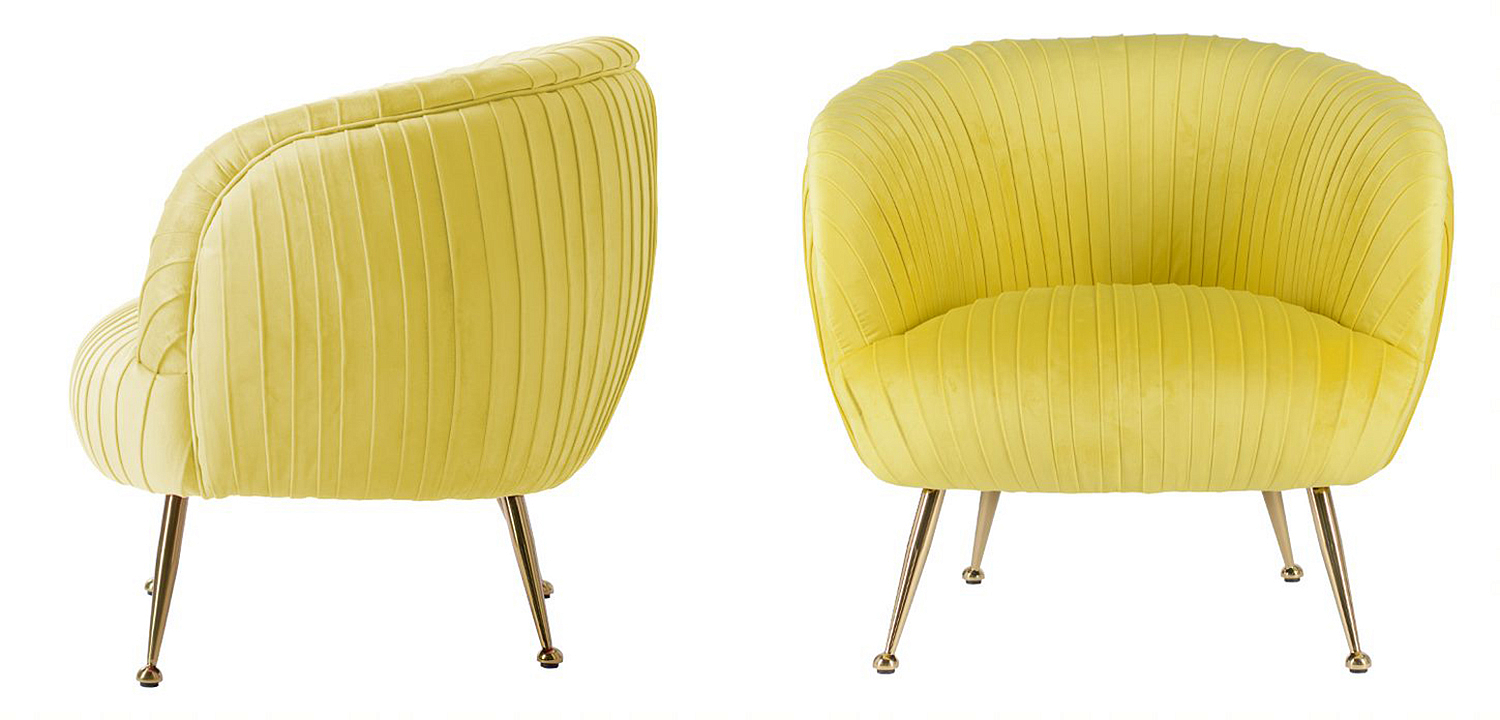 Кресло SOUFFLE CHAIR yellow Кресло SOUFFLE CHAIR yellow - Loft-Concept в Барнауле