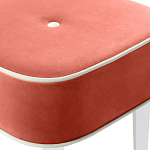 Квадратный мягкий пуф на белых ножках Winton Pouf Square варинант исполнения - 16 | Loft Concept в Барнауле