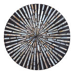 Столик с инкрустацией с перламутровым узором Dominic Black варинант исполнения - 2 | Loft Concept в Барнауле