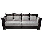 Элитарный современный диван Birmingham с кожаными вставками  варинант исполнения - 1 | Loft Concept в Барнауле