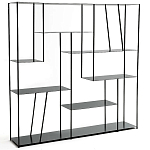 Книжный стеллаж из металла Menzie Square Metal Rack варинант исполнения - 1 | Loft Concept в Барнауле