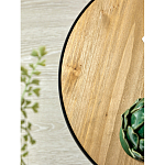 Приставной столик с факутрным черным основанием Ethiopia варинант исполнения - 4 | Loft Concept в Барнауле