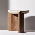 Дизайнерский журнальный стол полукруглой формы Pokun варинант исполнения - 1 | Loft Concept в Барнауле