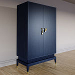 Платяной шкаф Elsa Dreams Blue с 2-мя фасадами варинант исполнения - 1 | Loft Concept в Барнауле