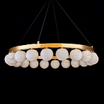 Люстра круглая с сферическими плафонами из натурального камня Phased Spheres варинант исполнения - 2 | Loft Concept в Барнауле