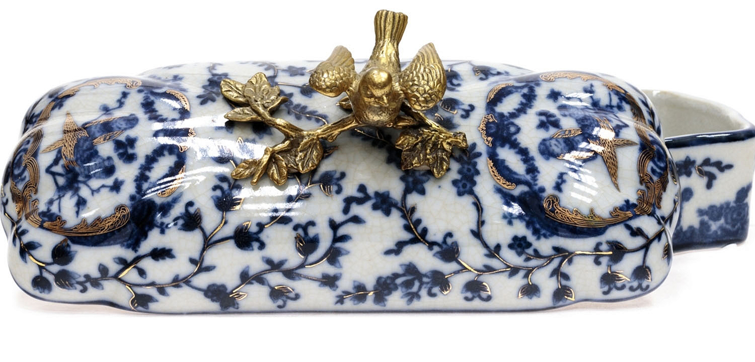 Шкатулка Pattern & Bronze Birds Long Шкатулка Pattern & Bronze Birds Long - Loft-Concept в Барнауле