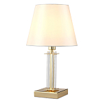 Настольная лампа с белым тканевым абажуром в форме конуса Laurent варинант исполнения - 6 | Loft Concept в Барнауле