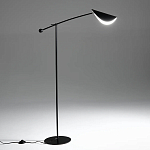 Торшер с поворотным плафоном Aracea Black Floor Lamp варинант исполнения - 1 | Loft Concept в Барнауле
