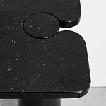 Консоль чёрная на 2-х конусообразных ножках Eros варинант исполнения - 1 | Loft Concept в Барнауле