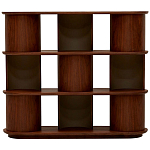 Стеллаж Zacharie Brown Wood Rack варинант исполнения - 2 | Loft Concept в Барнауле