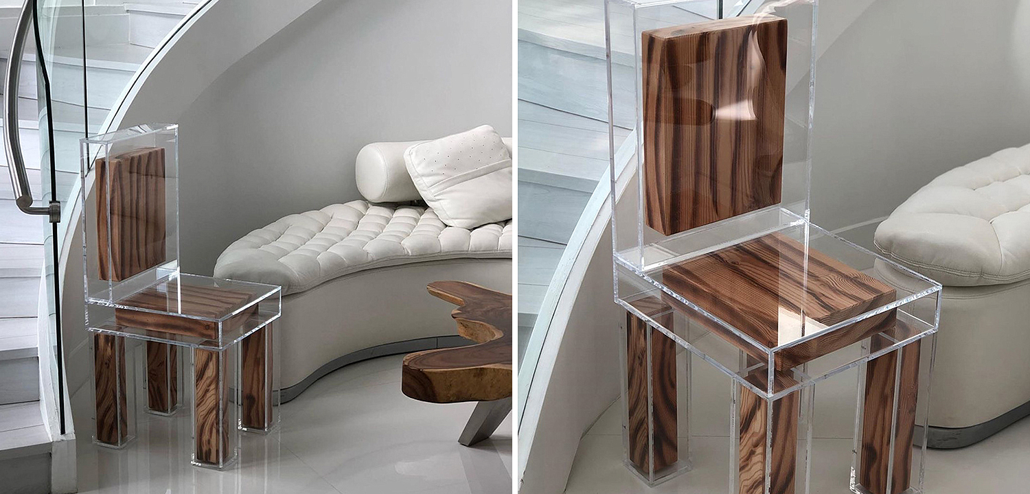 Стул Transparent Wood Chair Стул Transparent Wood Chair - Loft-Concept в Барнауле