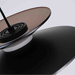 Люстра подвесная с тремя матовыми черными плафонами Obsidian Touch варинант исполнения - 3 | Loft Concept в Барнауле