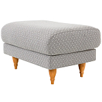 Мягкий пуф на деревянных ножках Garner Pouf Light варинант исполнения - 3 | Loft Concept в Барнауле