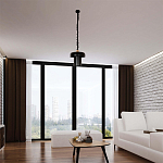 Подвесной светильник с черным металлическим плафоном Capability варинант исполнения - 1 | Loft Concept в Барнауле