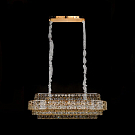 Люстра овальной формы хрустальная в неоклассическом стиле Majesty варинант исполнения - 2 | Loft Concept в Барнауле