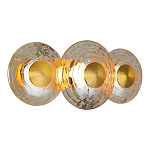 Бра из трех стеклянных фактурных дисков Eyepiece варинант исполнения - 3 | Loft Concept в Барнауле