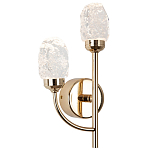 Бра с декором в виде кристаллов из хрусталя Kenneth Crystal Stone Sconce варинант исполнения - 1 | Loft Concept в Барнауле