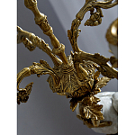 Подсвечник белый Попугай из фарфора с бронзовыми элементами Eden Garden варинант исполнения - 8 | Loft Concept в Барнауле