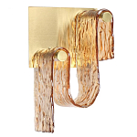 Бра волнистой формы из фактурного стекла Wave варинант исполнения - 5 | Loft Concept в Барнауле