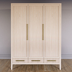 Большой Шкаф Primo Светлый дуб с 3 дверьми и 3 выдвижными ящиками варинант исполнения - 1 | Loft Concept в Барнауле