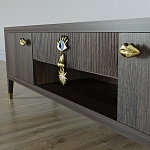 TV-тумба Дизайнерская Elsa Dreams Walnut варинант исполнения - 2 | Loft Concept в Барнауле