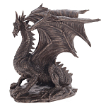 Декоративная статуэтка Дракон Dragon Brown Statuette варинант исполнения - 3 | Loft Concept в Барнауле