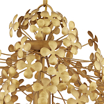 Подвесной светильник золотой с декором в виде лепестков клевера Hanging Clover варинант исполнения - 1 | Loft Concept в Барнауле