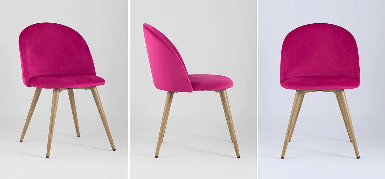 Стул Miruna Chair II Велюр Фуксия Стул Miruna Chair II Велюр Фуксия - Loft-Concept в Барнауле