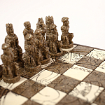 Шахматы  из  камня Cargador del Tiempo Chess Мексика ручная работа варинант исполнения - 3 | Loft Concept в Барнауле