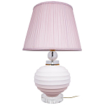 Настольная лампа керамическая Pink lampshade варинант исполнения - 1 | Loft Concept в Барнауле
