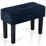 Мягкий  пуф на черных ножках Winton Pouf варинант исполнения - 7 | Loft Concept в Барнауле