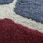 Чехол на подушку с рисунком серо-синего цвета Elan Textured варинант исполнения - 4 | Loft Concept в Барнауле