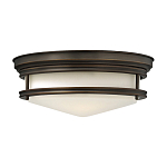 Потолочный светильник с белым матовым стеклянным плафоном в форме перевернутого конуса Hinkley варинант исполнения - 12 | Loft Concept в Барнауле