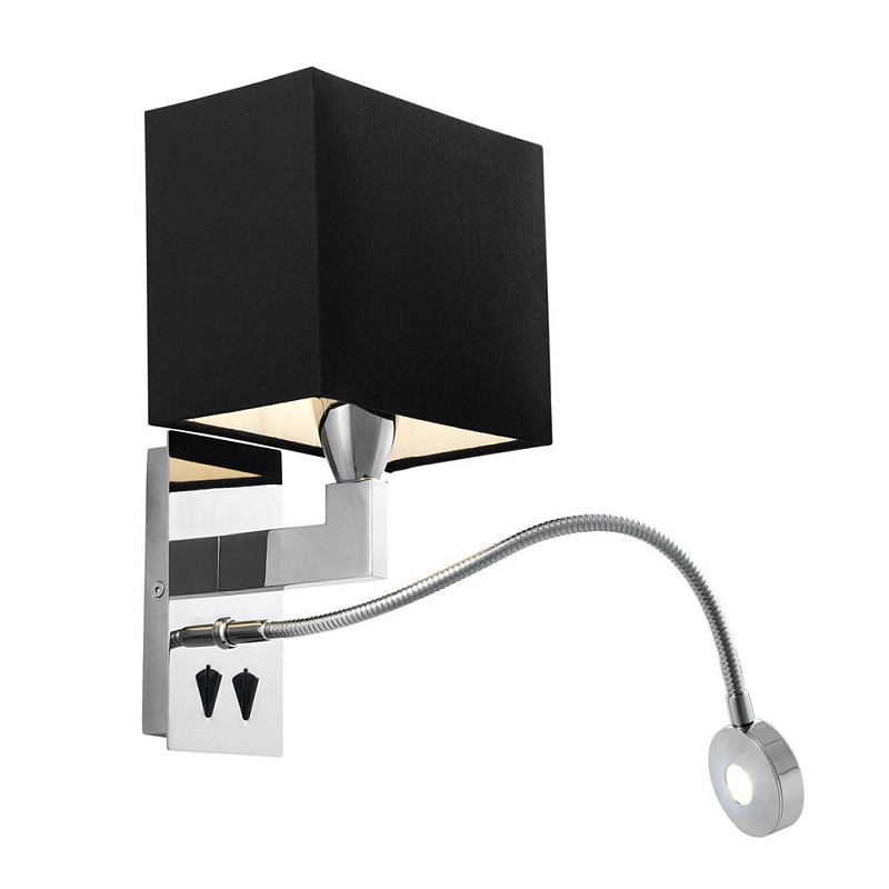Бра Wall Lamp Reading Хром Черный Бра Wall Lamp Reading Хром Черный в Барнауле | Loft Concept