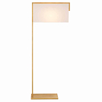 Торшер с прямоугольным абажуром на золотом металлическом каркасе Rectangular Plane  варинант исполнения - 4 | Loft Concept в Барнауле