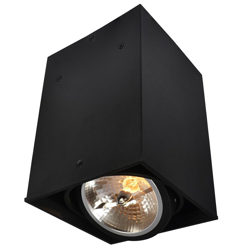 Спот Pointer 1 Cube spot Black Черный Спот Pointer 1 Cube spot Black Черный в Барнауле | Loft Concept