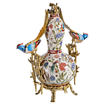 Ваза из фарфора с птицами и цветочной росписью Garden of Eden варинант исполнения - 1 | Loft Concept в Барнауле