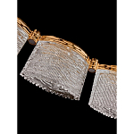 Люстра линейная с текстурными овальными абажурами Splendor Palace Style варинант исполнения - 4 | Loft Concept в Барнауле