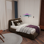 Подвесной вязаный светильник в двухцветном исполнении «Двойной Токио»  варинант исполнения - 3 | Loft Concept в Барнауле