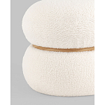 Пуф Полли S тедди белый варинант исполнения - 2 | Loft Concept в Барнауле