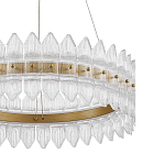 Люстра круглая с декоративными элементами в виде лепестков Round Light Flashing варинант исполнения - 6 | Loft Concept в Барнауле