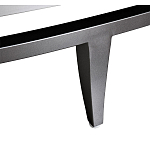 Комод фактурный серебристый с дверцами Silver Chest of Drawers варинант исполнения - 3 | Loft Concept в Барнауле