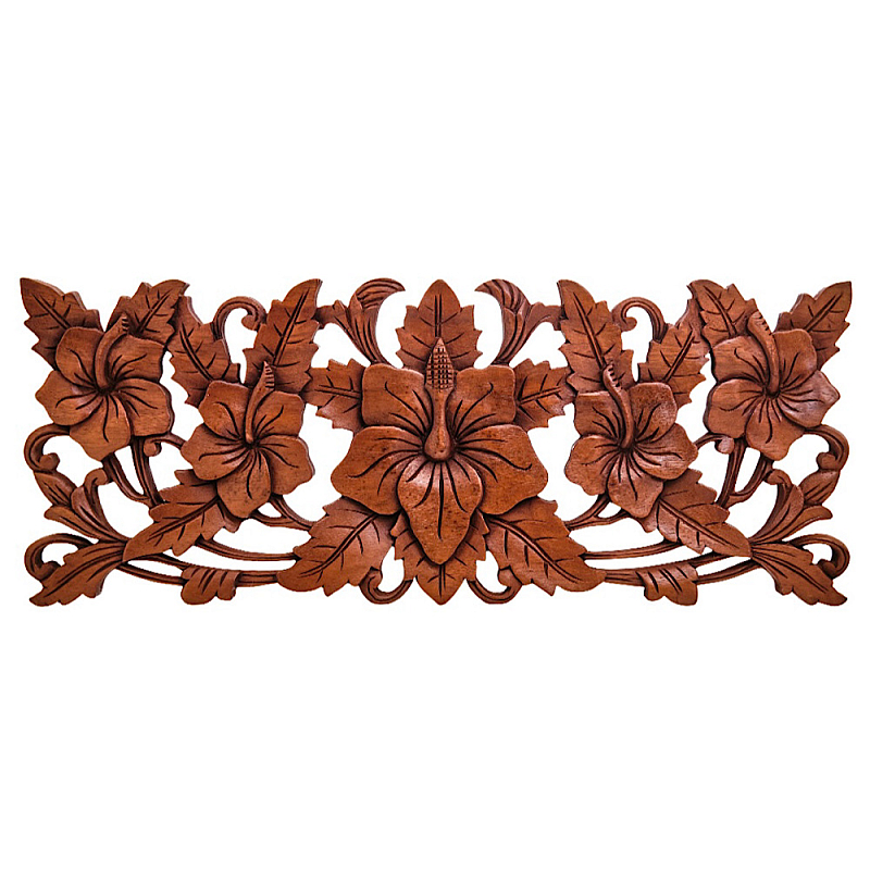 Панно из дерева цветы Celticflower  Panel With Trees Коричневый в Барнауле | Loft Concept 